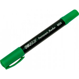 Маркер перманентный двусторонний Deli 6824