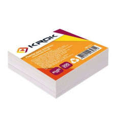 Блок паперу для нотаток Krok склеєний 85х85 мм 300 аркушів KR-1112