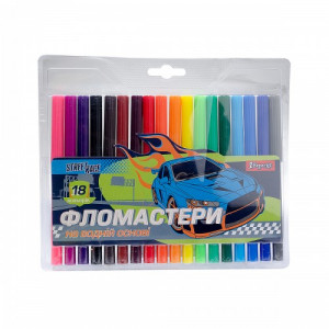 Набір фломастерів 1Вересня 18 кольорів