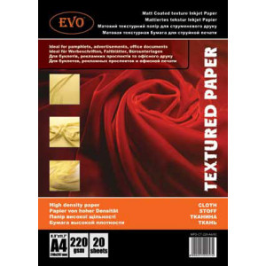 Фотопапір Evo матовий двосторонній А4 220 г/м2 20 аркушів MPD-СТ-220