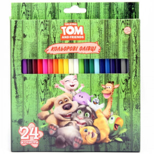 Олівці кольорові Fantasy Talking 24 кольори 99104