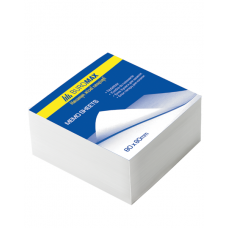 Блок бумаги для заметок Buromax не склеенный 80х80 мм 300 листов BM.2205