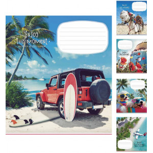 Зошит шкільний Школярик Star А5 у лінію 24 аркуша