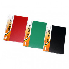 Блокнот Апельсин А5 у клітинку 80 аркушів бічна спіраль Б-БП5-80