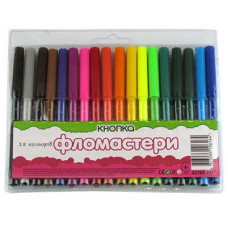 Набір фломастерів Кнопка 18 кольорів 32703-KN