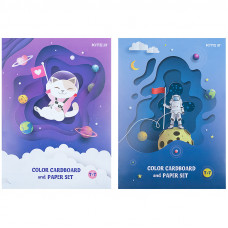 Набір паперу та картону 7+7 А4 Kite K21-1256