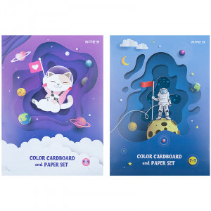 Набір паперу та картону 7+7 А4 Kite K21-1256