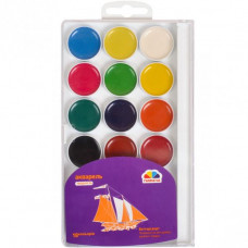 Набір акварельних фарб Гама 18 кольорів 400104