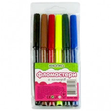 Набір фломастерів Кнопка 6 кольорів 32701-KN