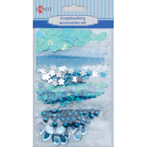 Набір декоративних прикрас для скрапбукінгу Santi 951977