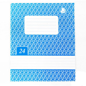 Зошит шкільний Тетрада Перлина А5 у лінію 24 аркуша