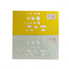 Лінійка-трафарет пластикова Irbis