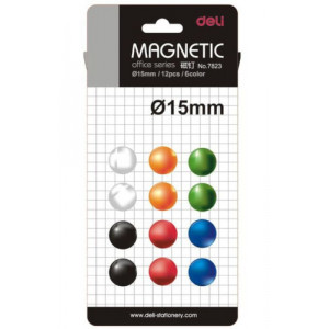 Набір магнітів Deli 12 шт 7823