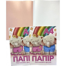 Бумага цветная Тетрада 8 листов 11948