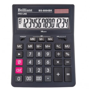 Калькулятор настільний Brilliant 14р BS-8884