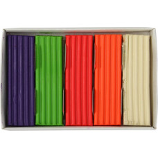 Пластилін м'який з церезином Тетрада 110 г 5 кольорів 99977