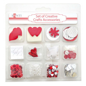 Набір декоративних прикрас для скрапбукінгу Santi 952089
